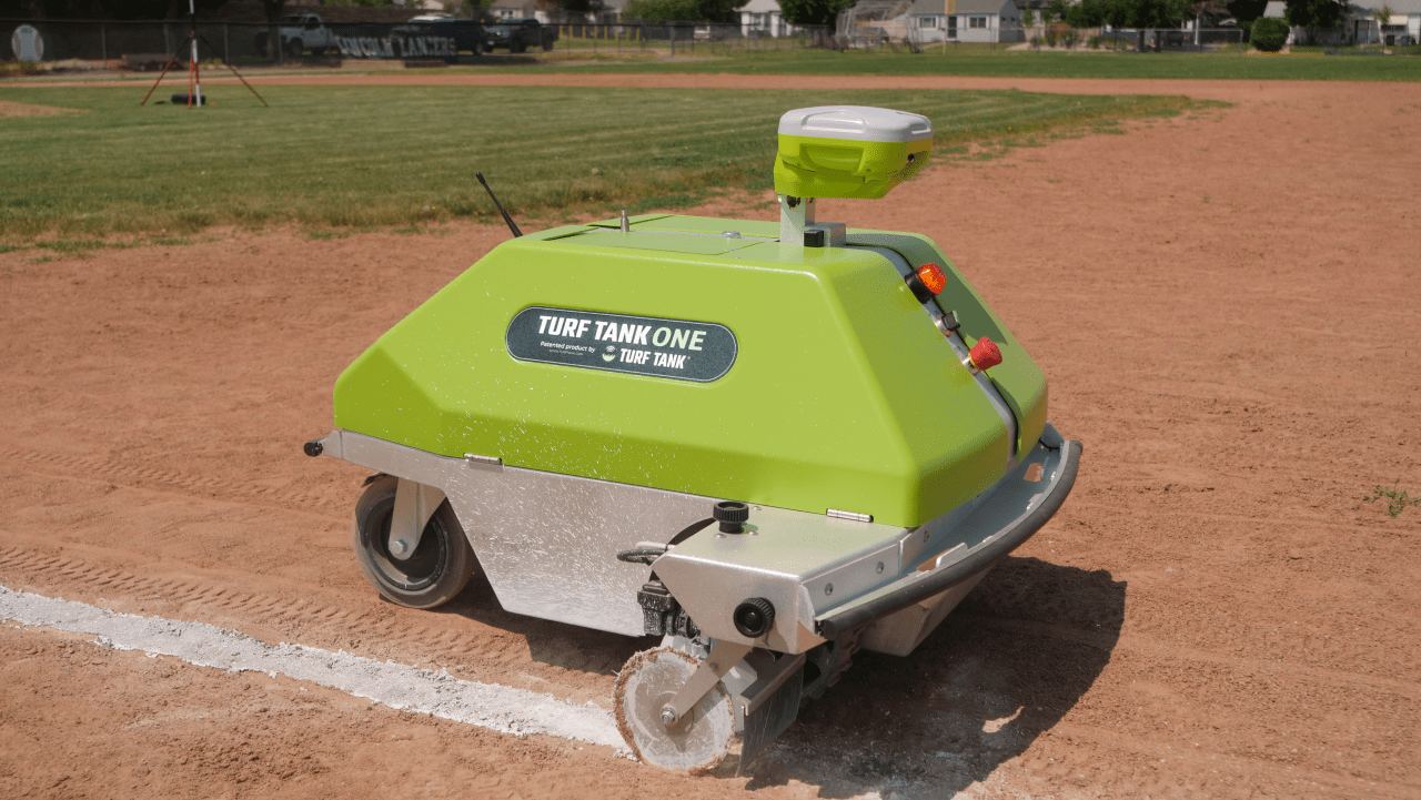 Baseball Field Liner GPS chalk liner for baseball fields Turf Tank