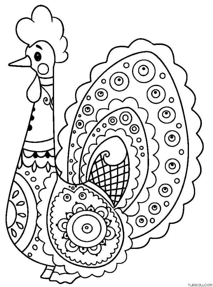 Cute Turkey Coloring Pages » Turkau