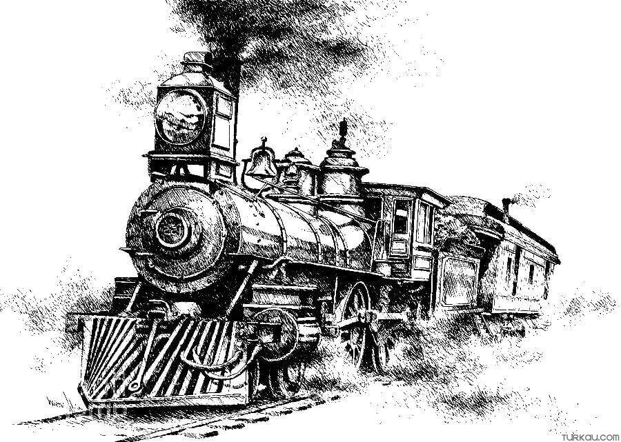 Train Coloring Pages For Kids » Turkau