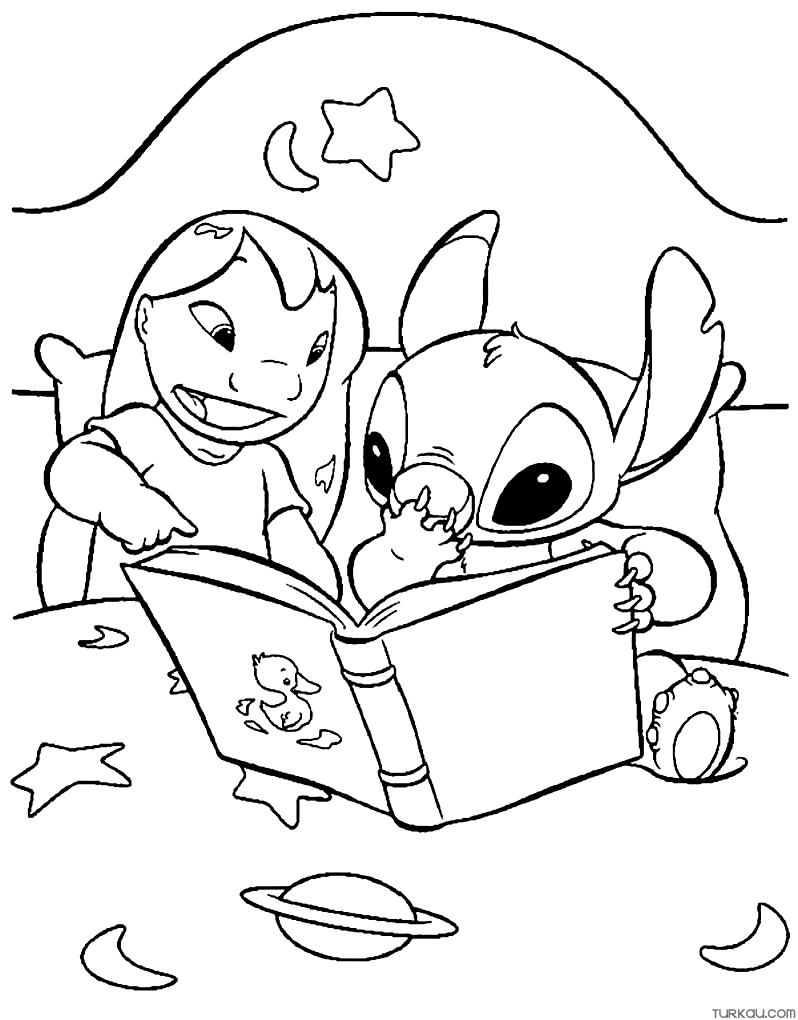 Stitch Mandala Coloring Page » Turkau