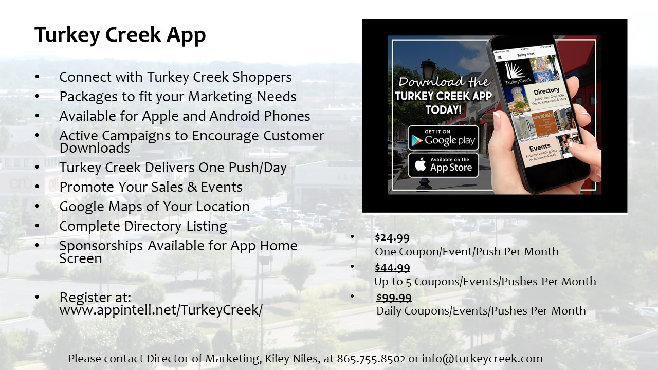 Advertising Turkey Creek