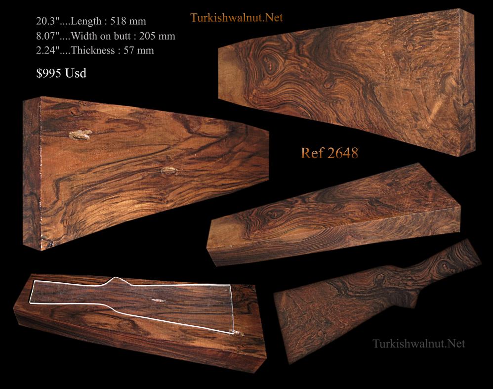 Gun stock blanks Shotgun Blanks Exhibition Grade