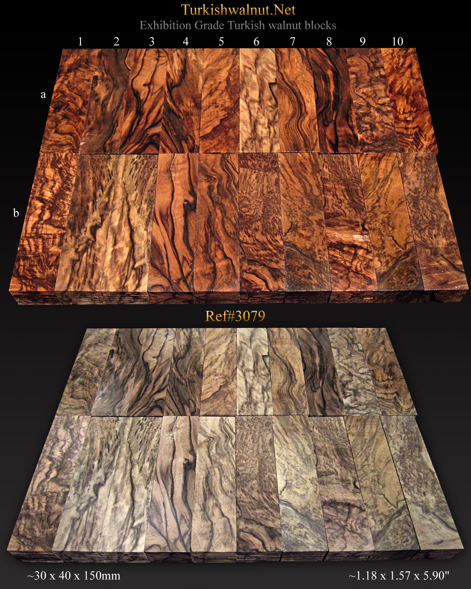 Walnut Pistol grip blanks Exhibition Grade NEW ***** 1911Forum