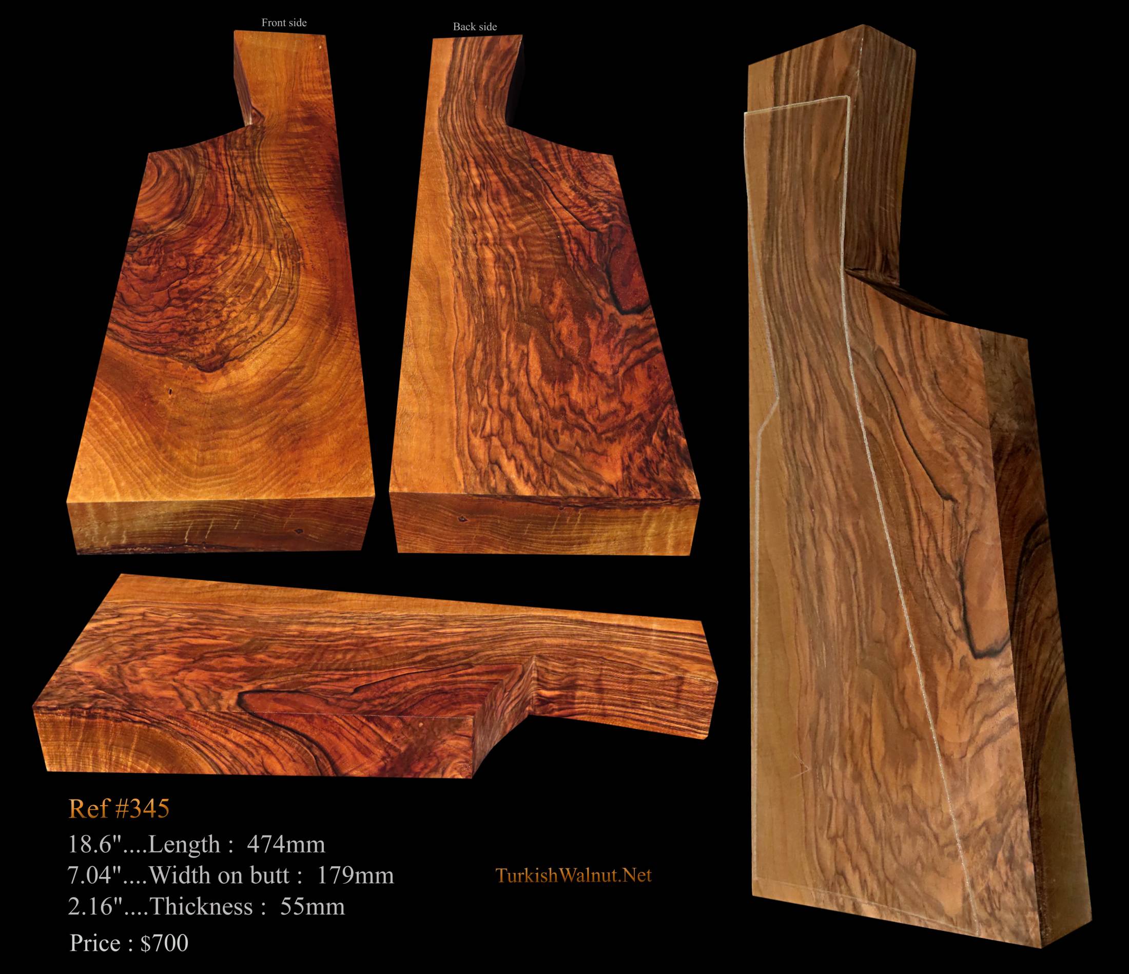 Gun stock blanks Shotgun Blanks Exhibition Grade