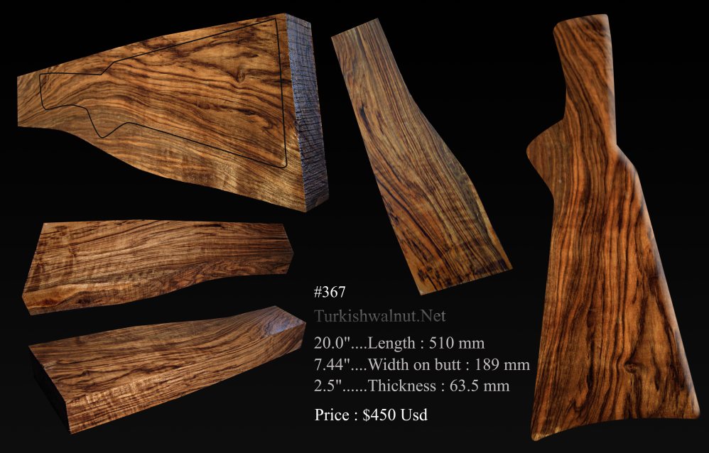 Gun stock blanks Shotgun Blanks Exhibition Grade