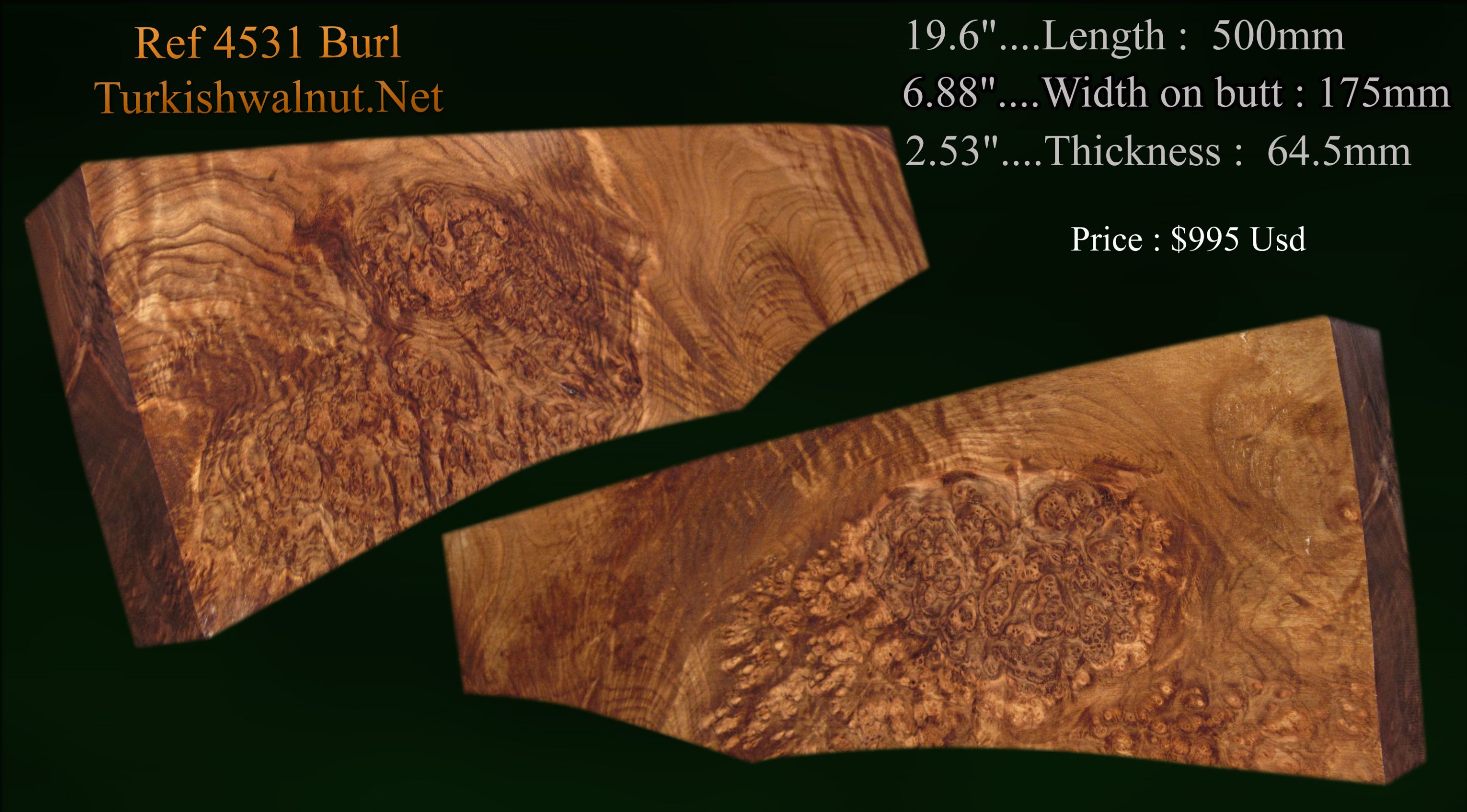 Gun stock blanks Shotgun Blanks Exhibition Grade