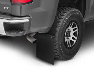 Husky Silverado 14 in. Wide KickBack Mud Flaps Textured Black Top