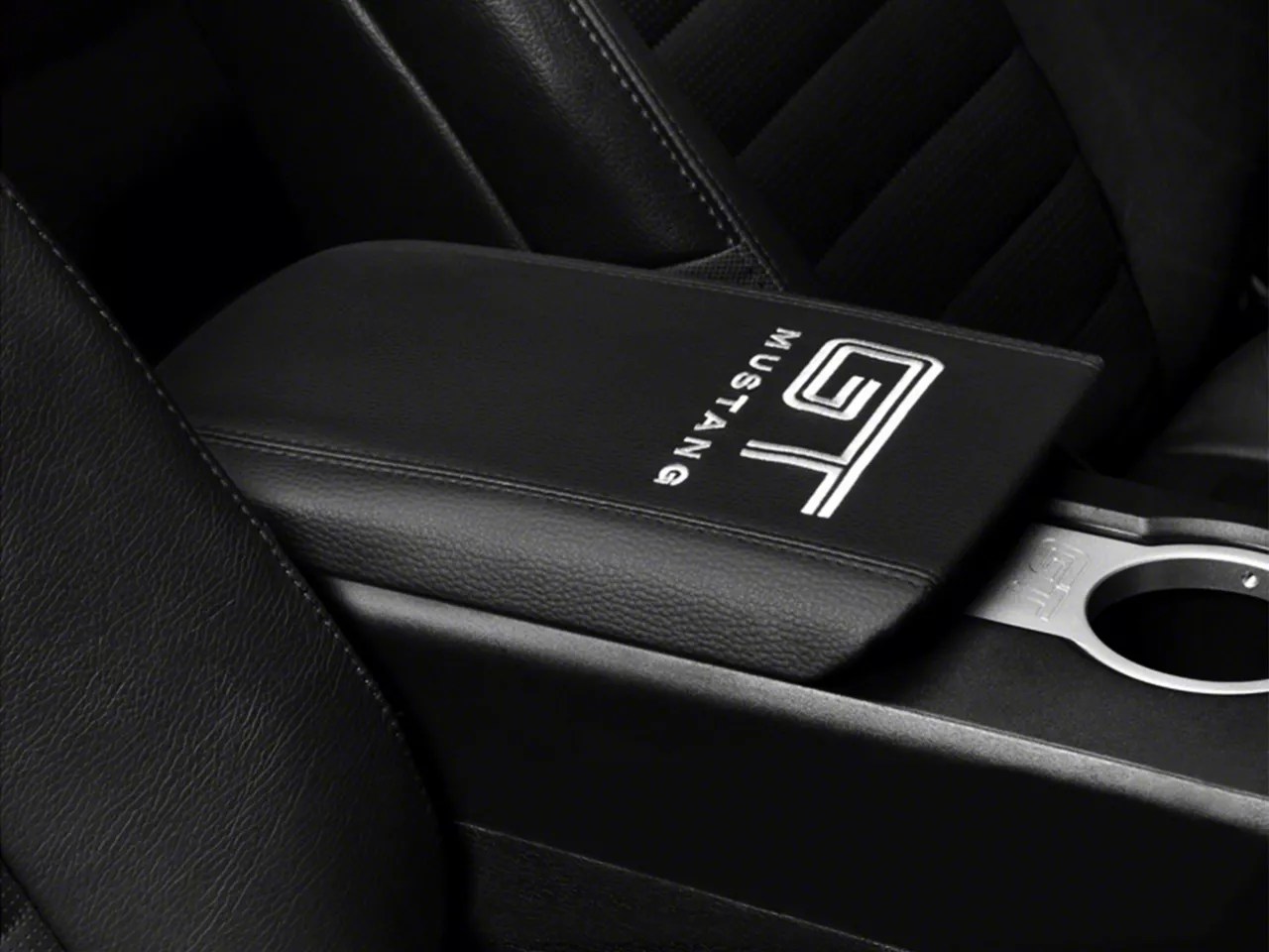 Scott Drake Mustang Arm Rest Cover Mustang GT Logo 5R3Z6306024GT