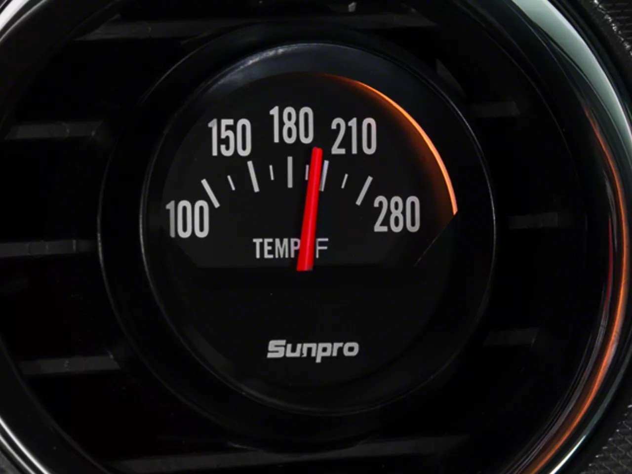 Bosch Mustang Black Styleline Water Temp Gauge Electrical SP0F00049
