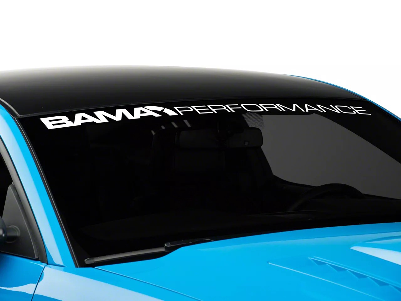 American Muscle Graphics Mustang Bama Performance Windshield Banner