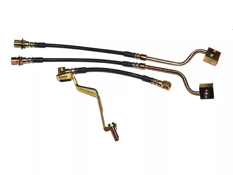 J&M Mustang Stainless Steel Teflon Brake Lines Front & Rear 22515 (8793 5.0L) Free Shipping