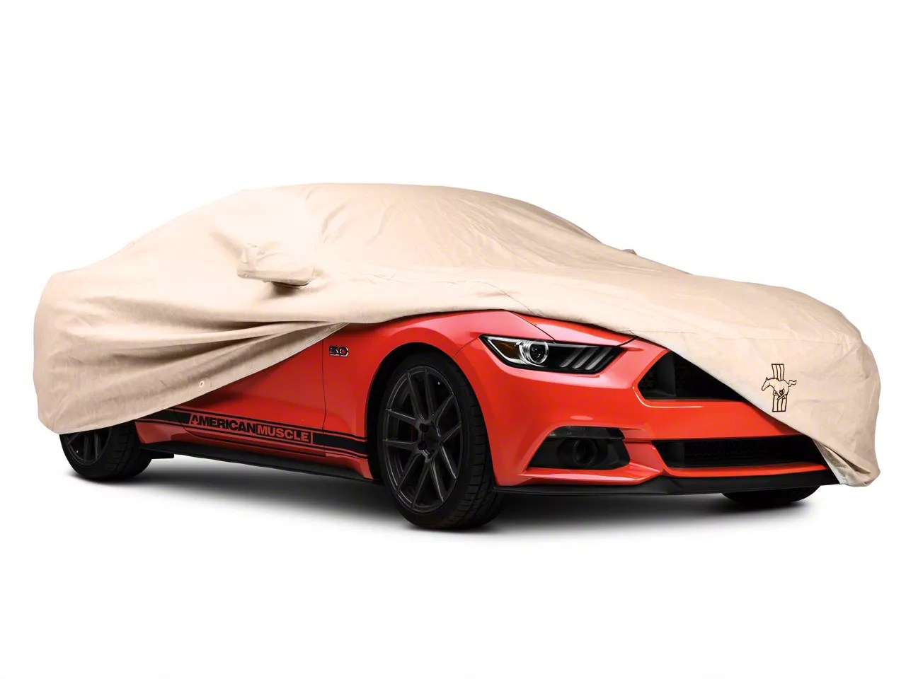 Covercraft Mustang Deluxe CustomFit Car Cover TriBar Pony Logo