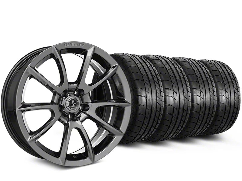 Mustang Staggered Shelby Alcoa Style Chrome Wheel & Mickey Thompson