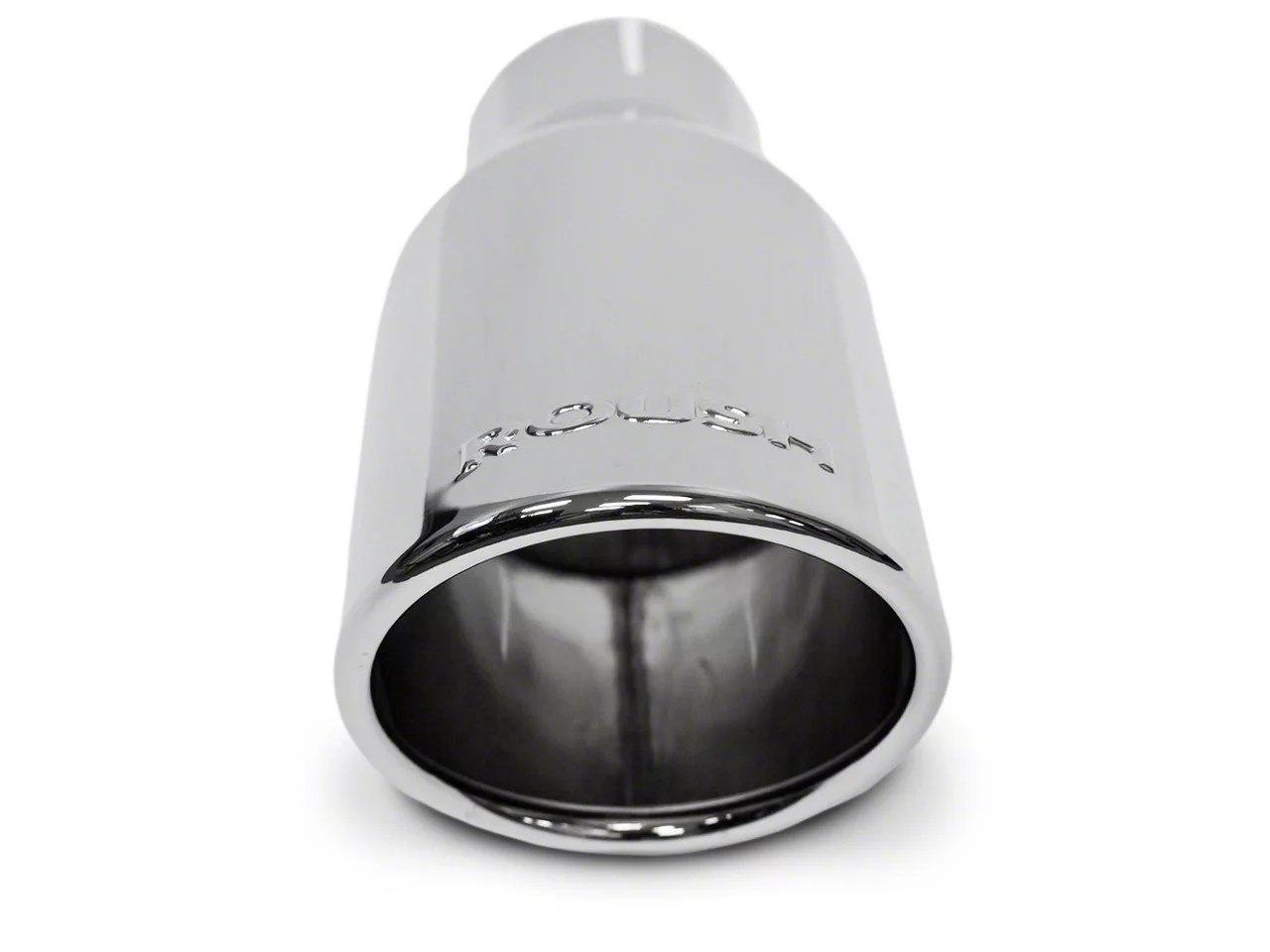 Roush Mustang 4 in. Stainless Steel Exhaust Tip Chrome Flashing