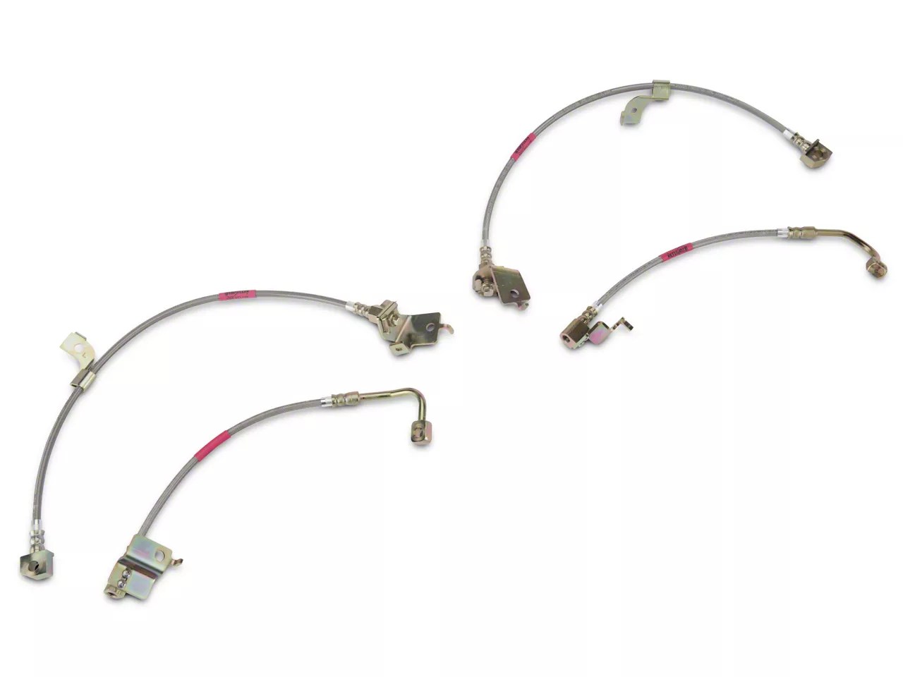 SR Performance Mustang Stainless Braided Brake Lines Front & Rear