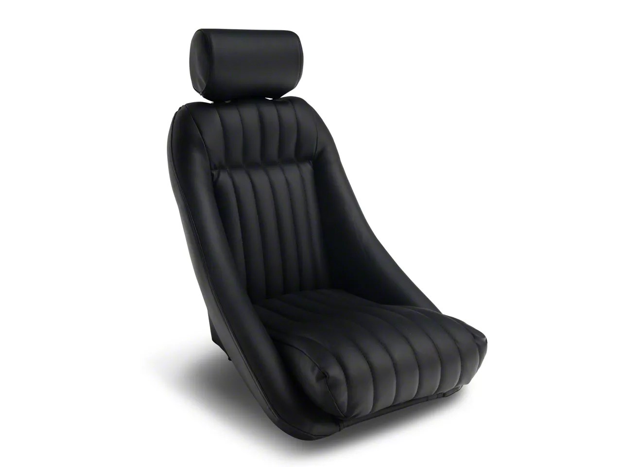 Corbeau Mustang Classic Bucket Seat Black Vinyl 20051 (7919 All)