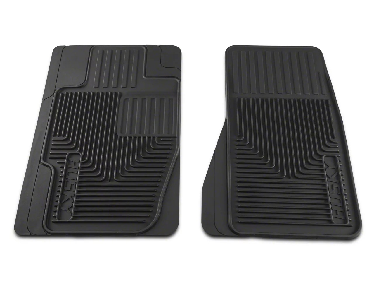 Husky Mustang Heavy Duty Front Floor Mats; Black 51121 (0507 All)