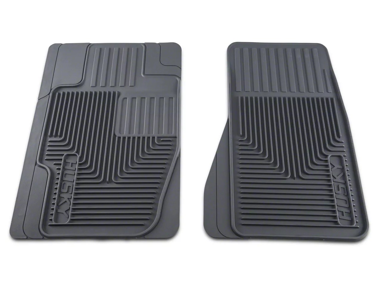 Husky Mustang Heavy Duty Front Floor Mats; Gray 51122 (0507 All)