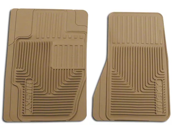 Husky Mustang Heavy Duty Front Floor Mats Tan 51123 (0507 All)