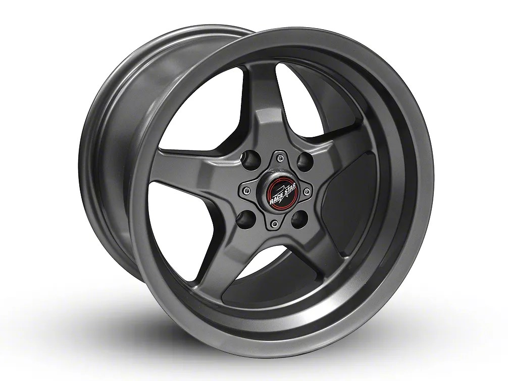 Race Star Mustang 91 Drag Star Metallic Gray Wheel 15x8 91580030G