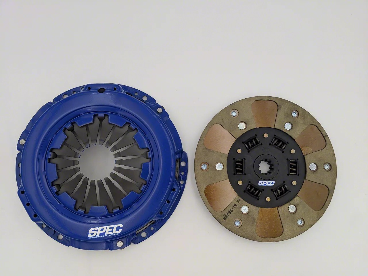 Spec Mustang Stage 2+ Carbon/Kevlar Clutch Kit; 10 Spline 404013 (05-10