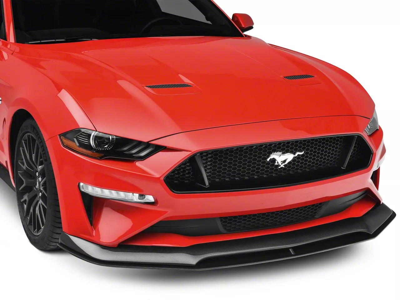 Anderson Composites Mustang TypeAR Front Chin Splitter Carbon Fiber