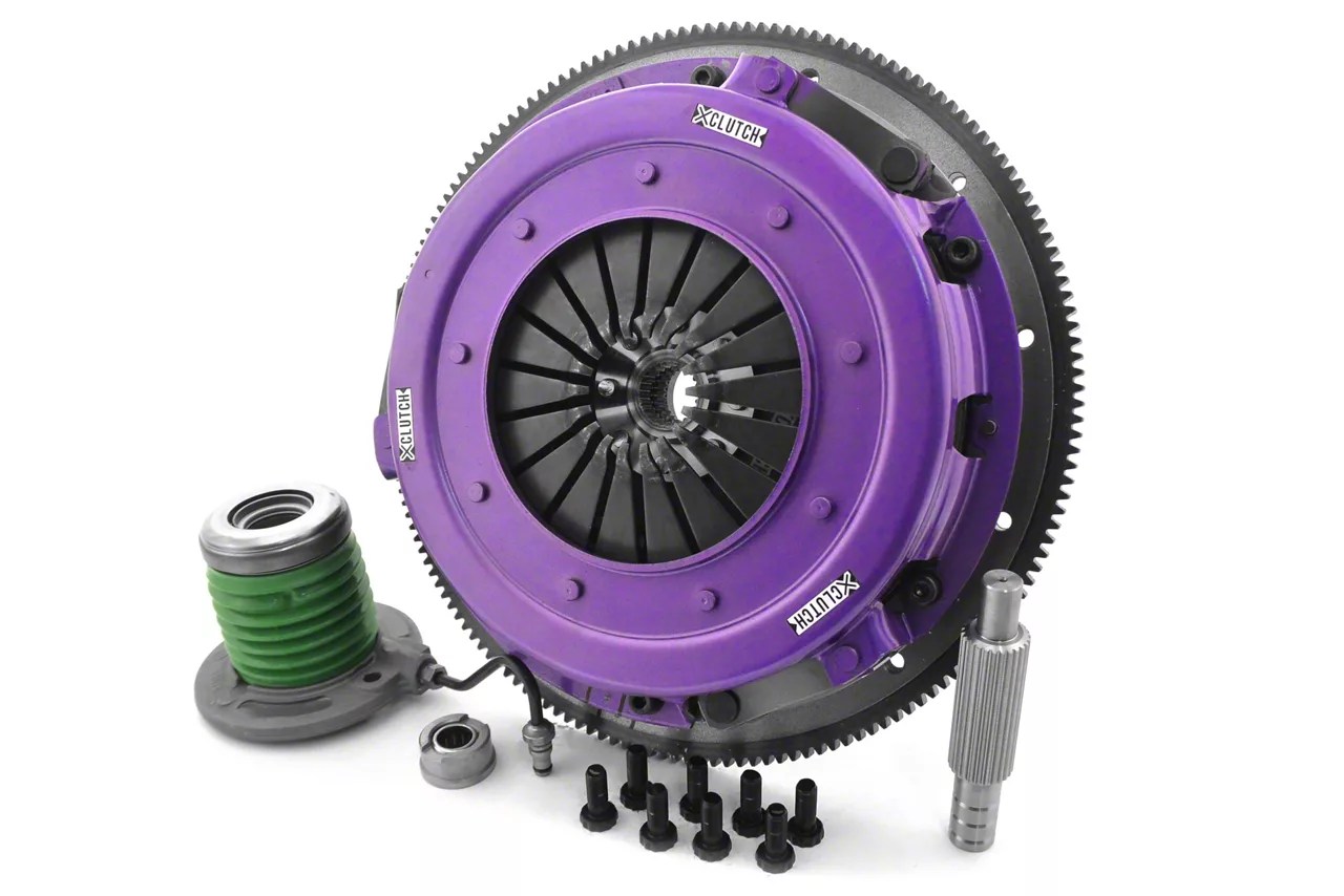 XClutch 10.5 in. Organic Twin Disc Clutch Kit w/ Flywheel (0714 GT500
