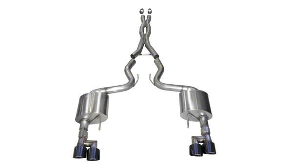 Corsa Mustang Xtreme CatBack Exhaust with Black Tips 21040BLK (1820