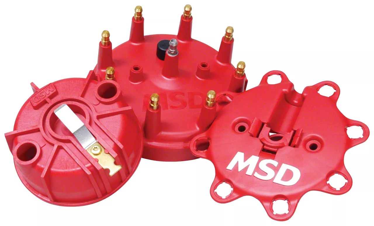 MSD Mustang Distributor Cap and Rotor Kit 84085 (7995 V8 Mustang