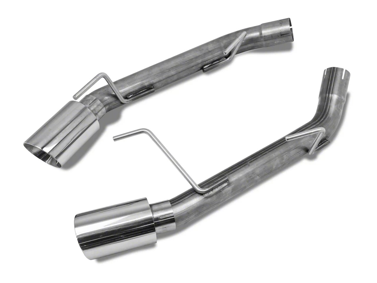C&L Mustang Muffler Delete AxleBack with Polished Tips 412422 (0510