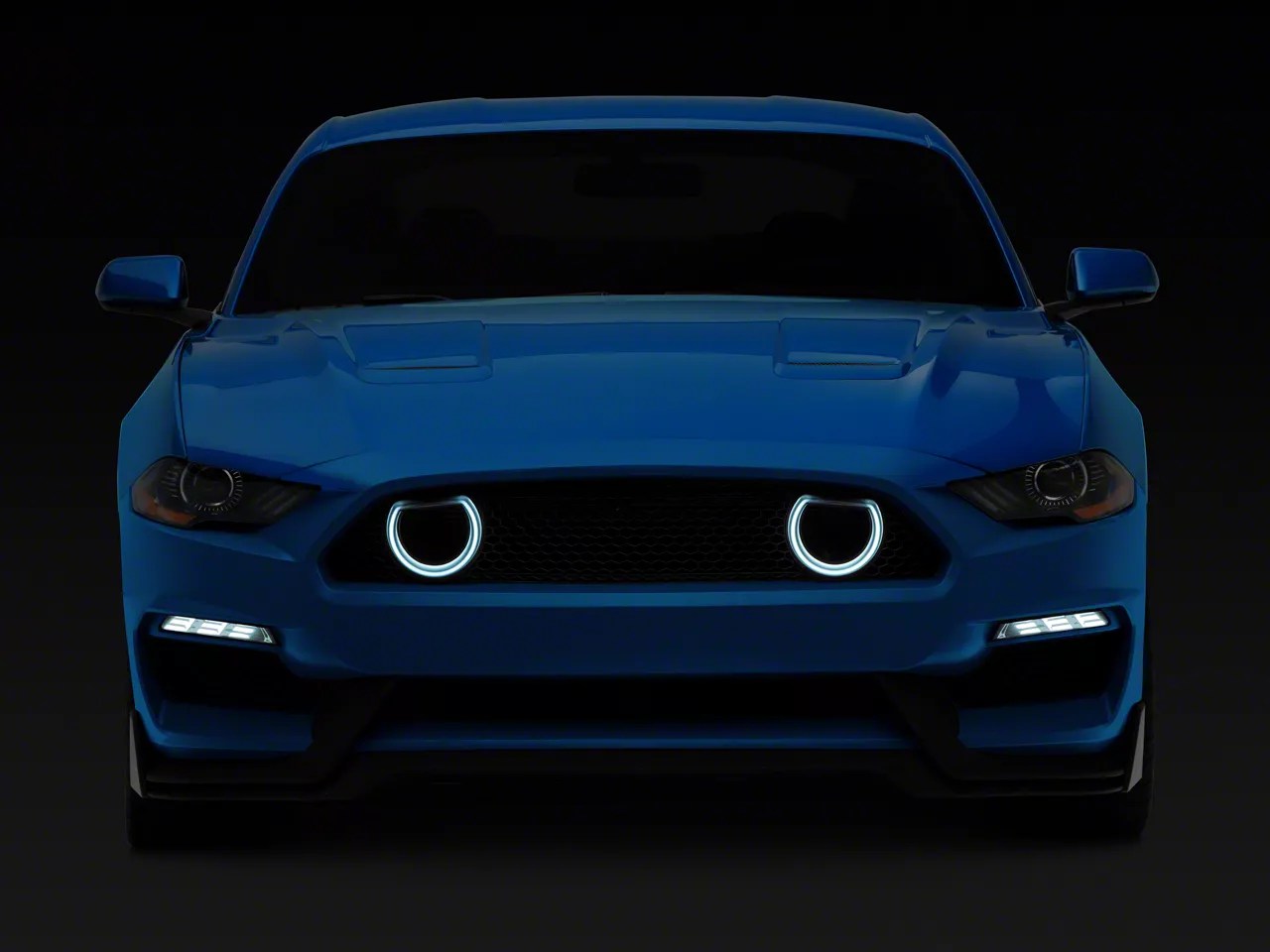 MP Concepts Mustang Mach 1 Style Front Bumper with LED Turn Signals