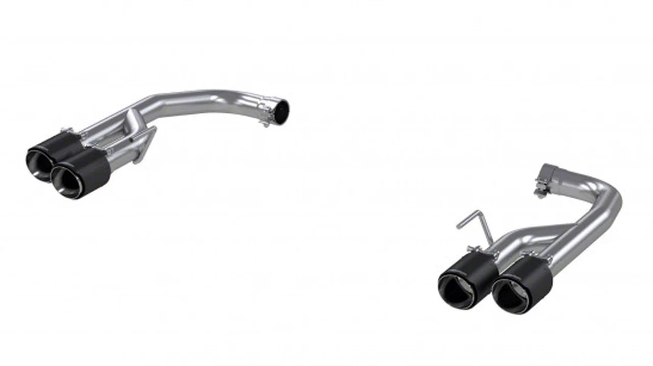 MBRP Mustang MufflerDelete AxleBack Exhaust with Carbon Fiber Tips