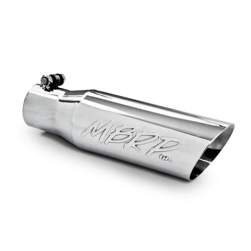 MBRP Mustang 3.50Inch Dual Wall Angled Exhaust Tip; Polished T5106