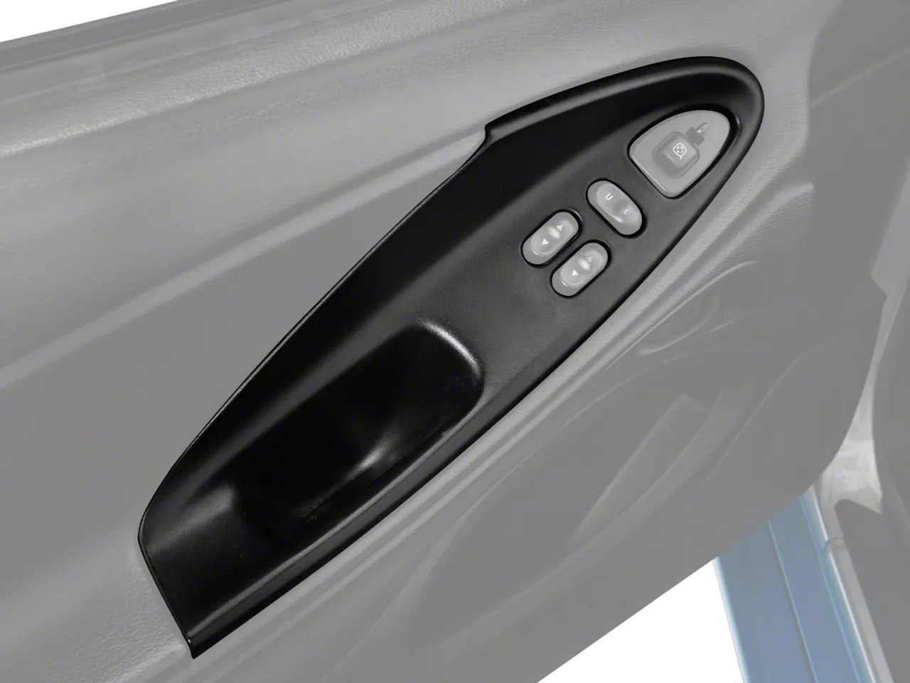 Ford Mustang Door Panel Insert; Driver Side; Charcoal 1R3Z14527AAC (9904 Coupe)