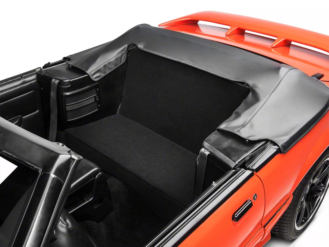 SpeedForm Mustang Rear Seat Delete Kit Black 80312 (8393 Convertible