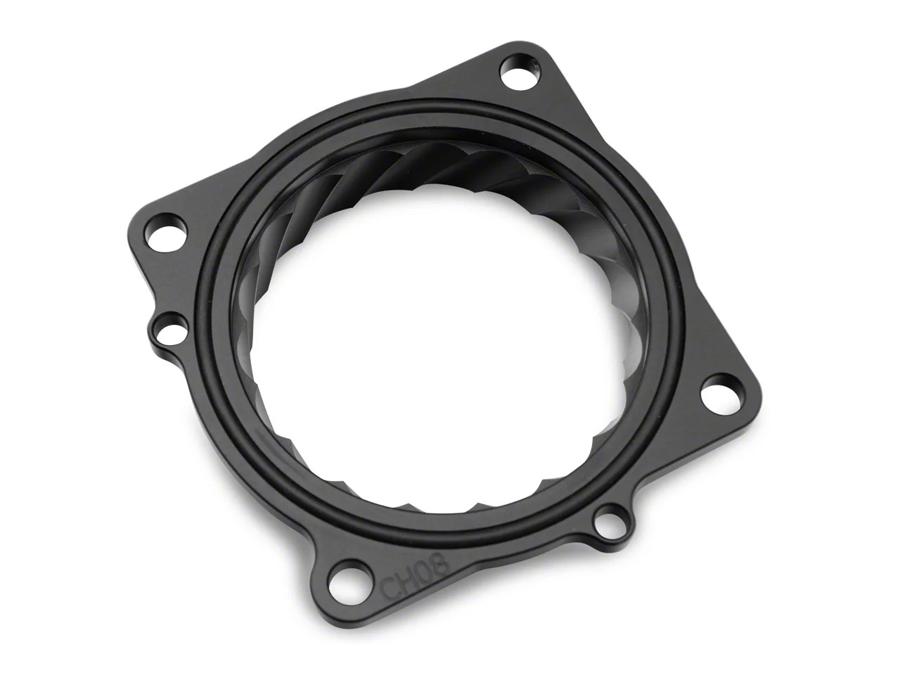 C&L Charger Throttle Body Spacer; Black CH15299 (0610 6.1L HEMI Charger; 0622 5.7L HEMI, 6.4L