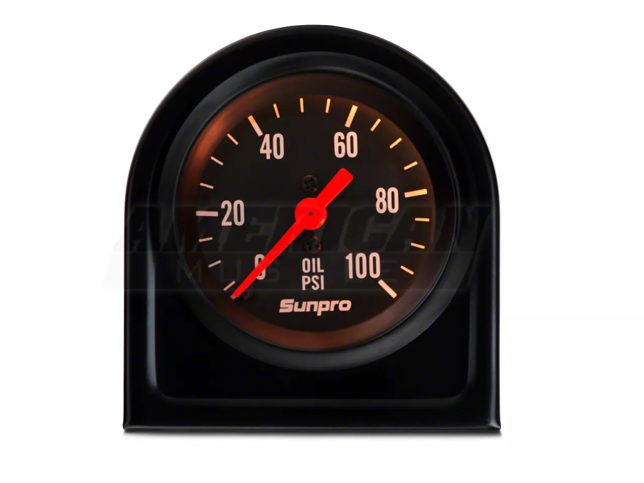 Bosch Charger Black Styleline Oil Pressure Gauge; Mechanical SP0F000052