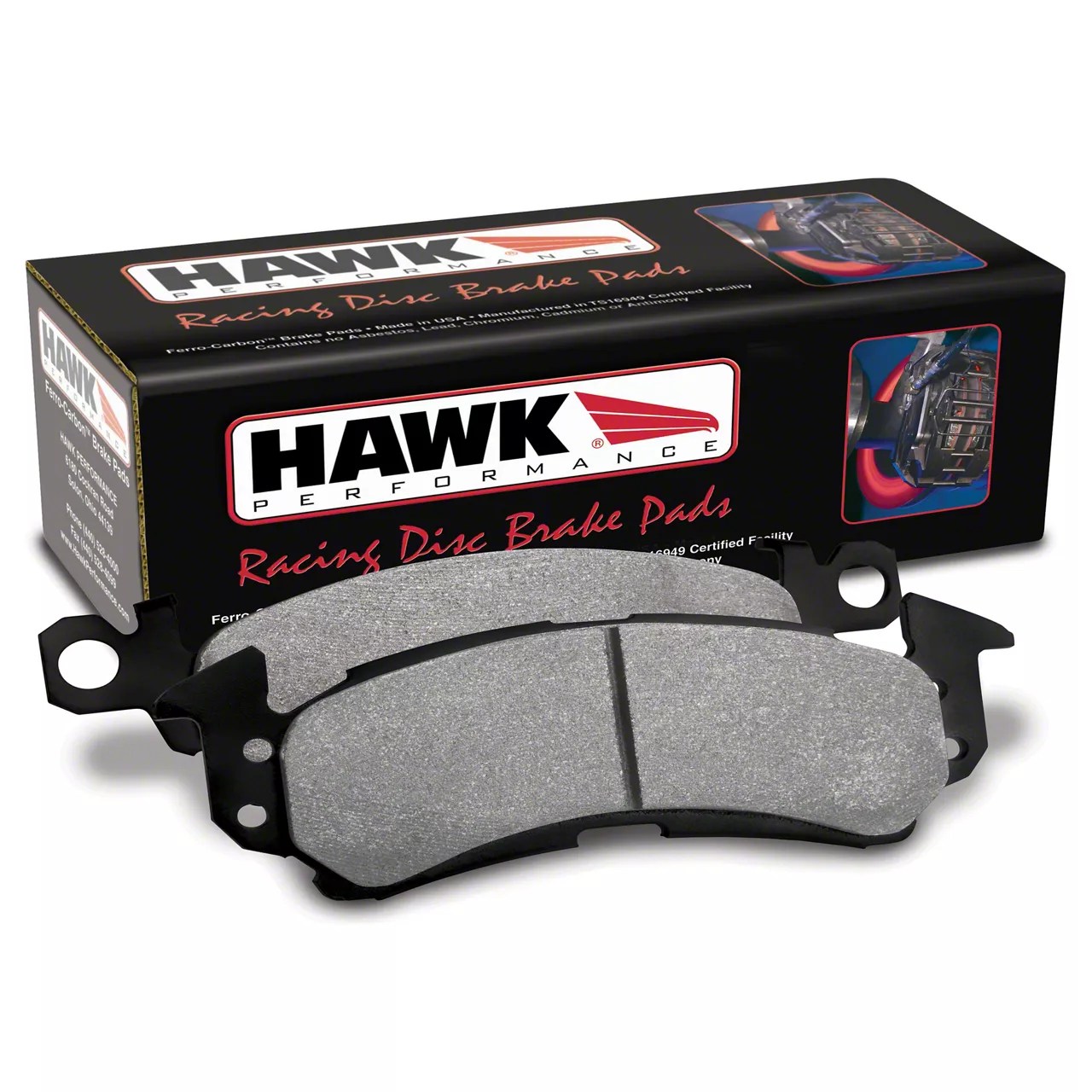 Hawk Performance Challenger HT10 Brake Pads; Rear Pair HB194S.570 (08
