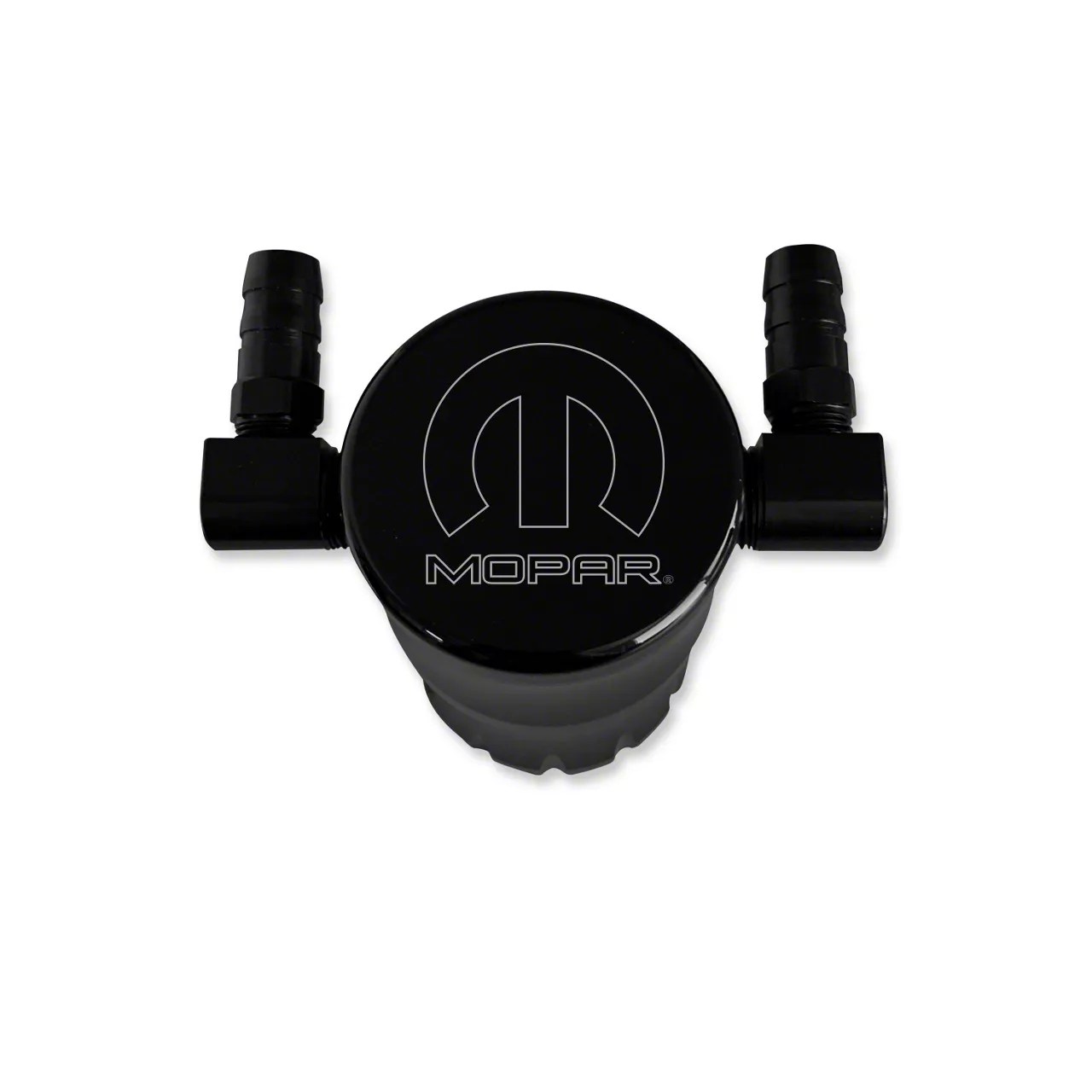 American Brothers Design Challenger Black Oil Catch Can with Mopar Logo