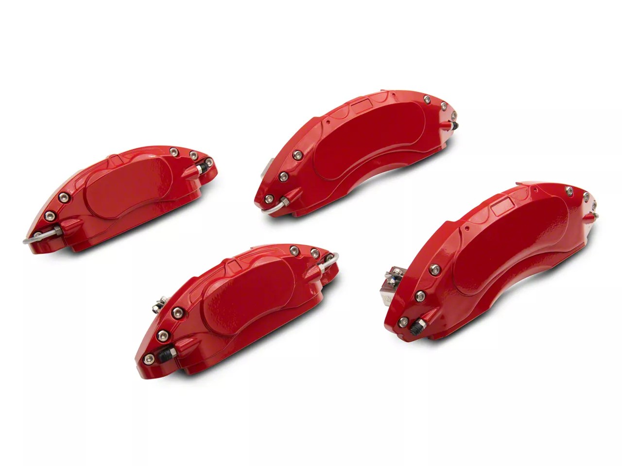 SR Performance Charger Red Caliper Covers; Front and Rear CH10689 (11