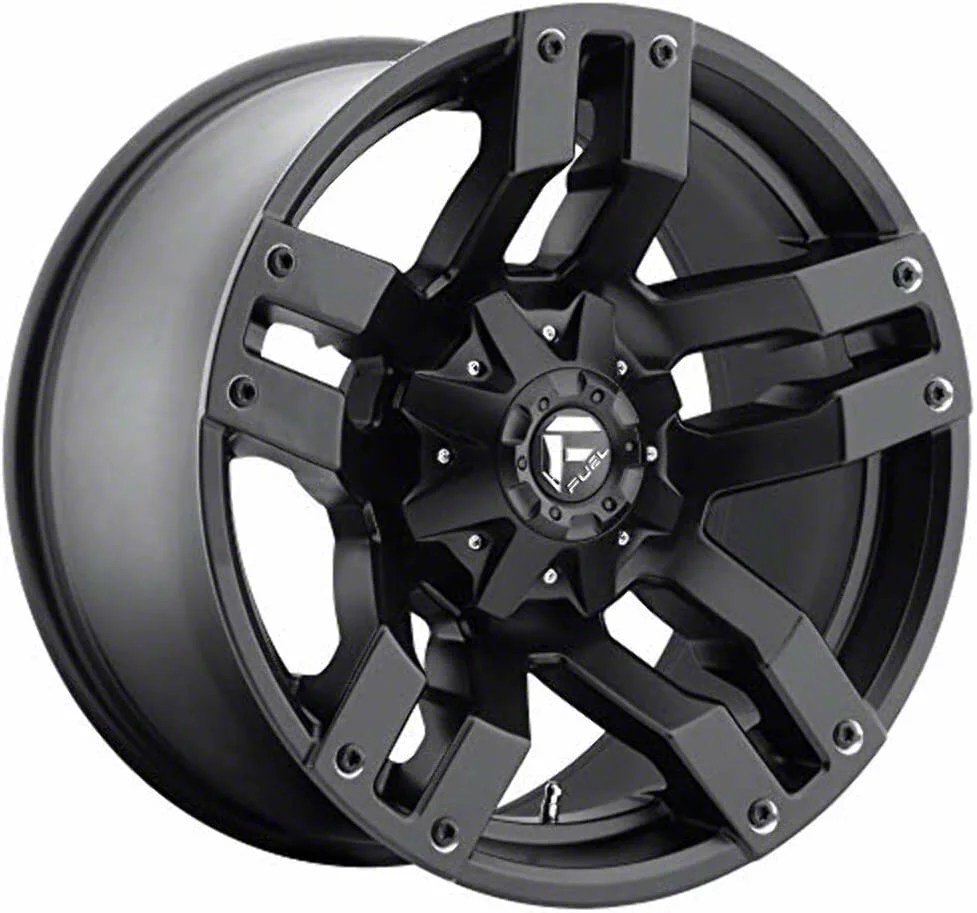 Fuel Wheels Pump Matte Black 6Lug Wheel; 20x9; 1mm Offset