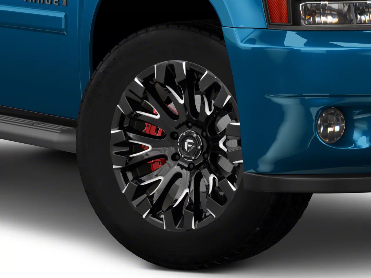 Fuel Wheels Tundra Quake Gloss Black Milled 6Lug Wheel; 20x10; 18mm