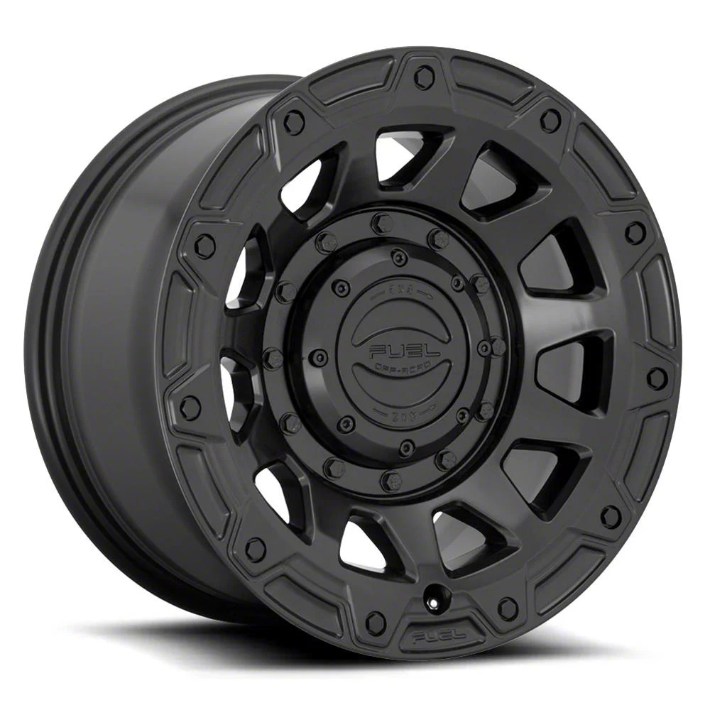 Fuel Wheels Tundra Tracker Satin Black 6Lug Wheel; 20x9; 1mm Offset D72920909850 (2223 Tundra
