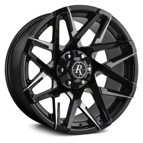 HD OffRoad Wheels Tundra Canyon Gloss Black Milled 6Lug Wheel; 20x9