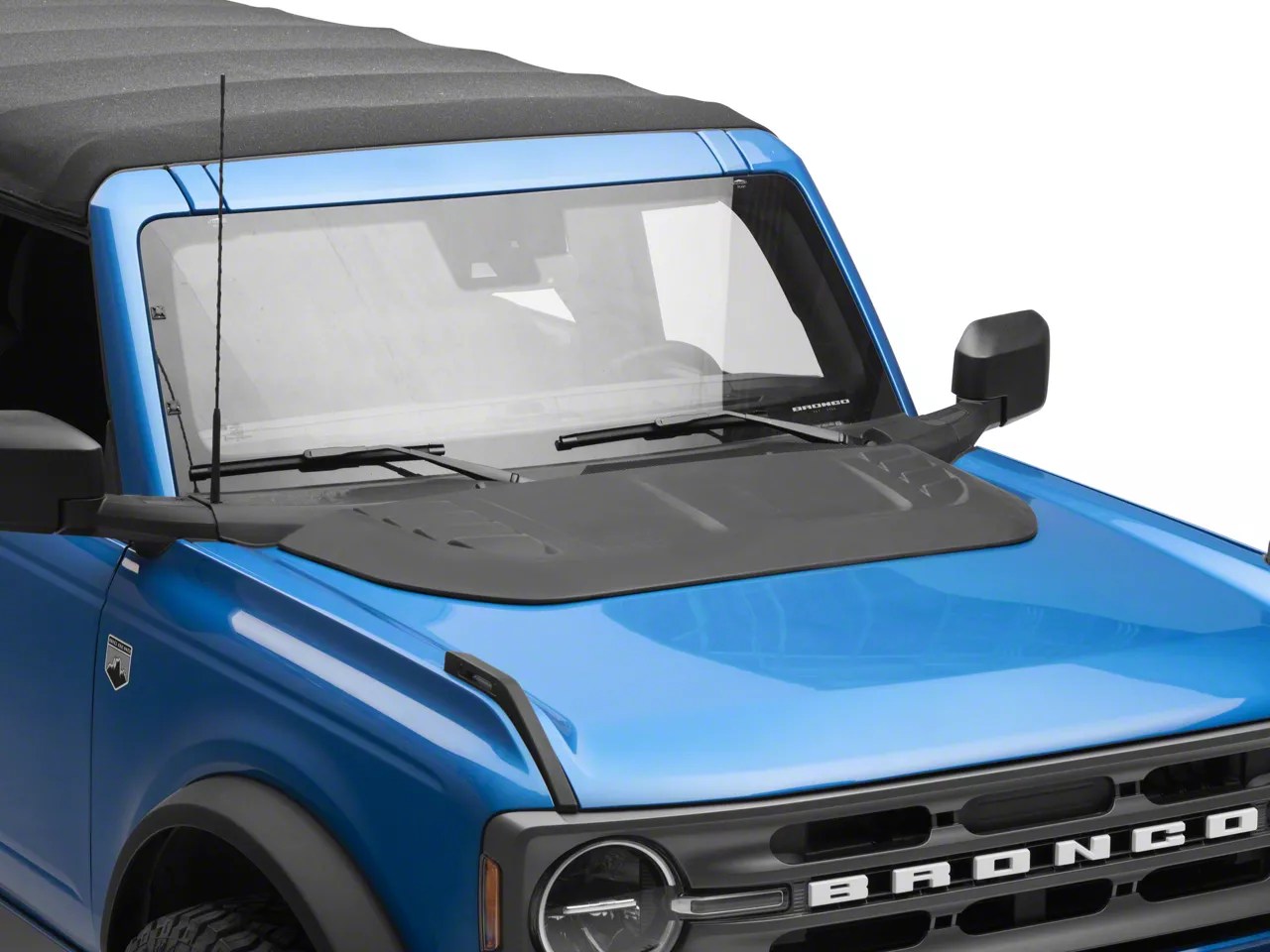 Ford Bronco Hood Scoop; Matte Black VM2DZ16C630A (2124 Bronco