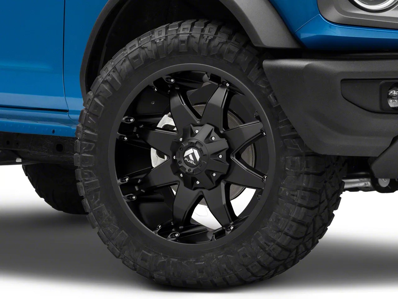Fuel Wheels Bronco Octane Matte Black 6Lug Wheel; 20x9; 12mm Offset