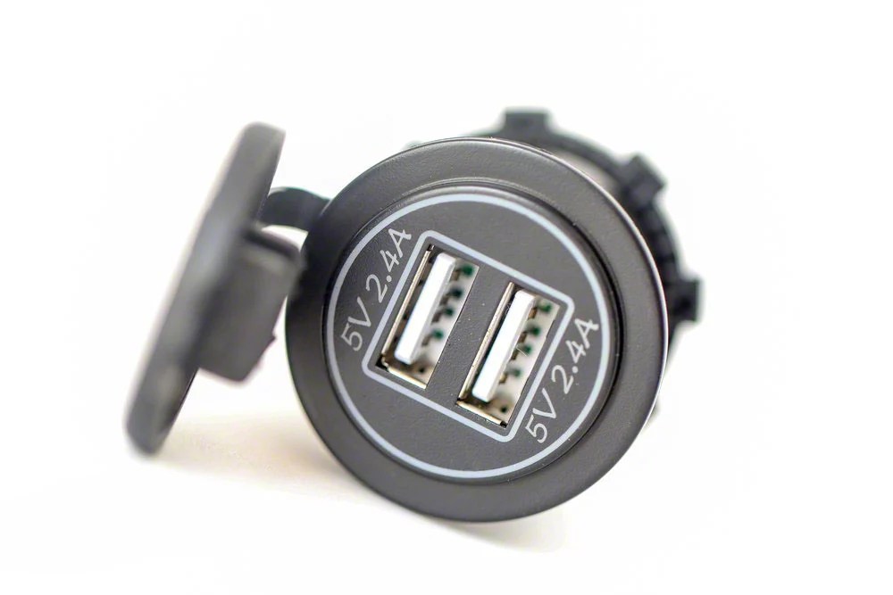 Bronco Double USB 12V Outlet - Free Shipping