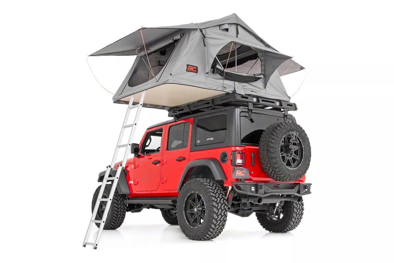 Camping Adventures Made Easy with a 2 Door Jeep and Roof Top Tent Get