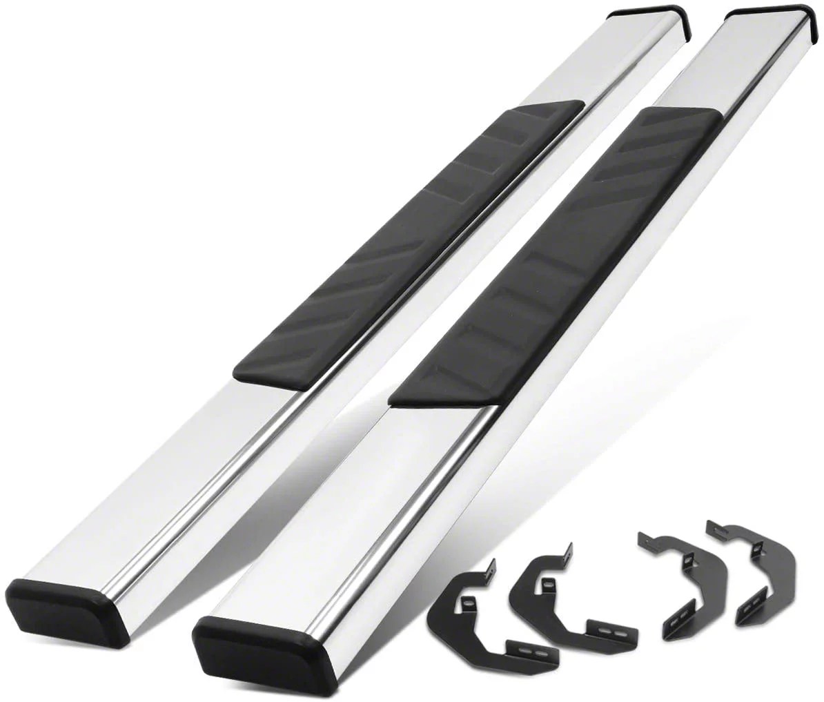Sierra 3500 4.75Inch Running Boards; Stainless Steel (0719 Sierra 3500 HD Regular Cab)
