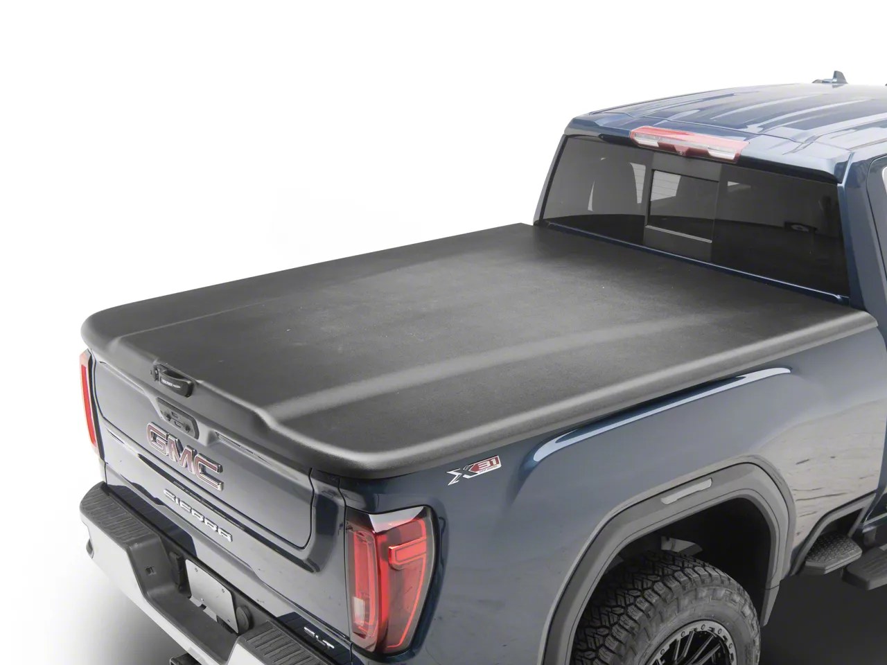 UnderCover Silverado 2500 Elite Hinged Tonneau Cover; Black Textured